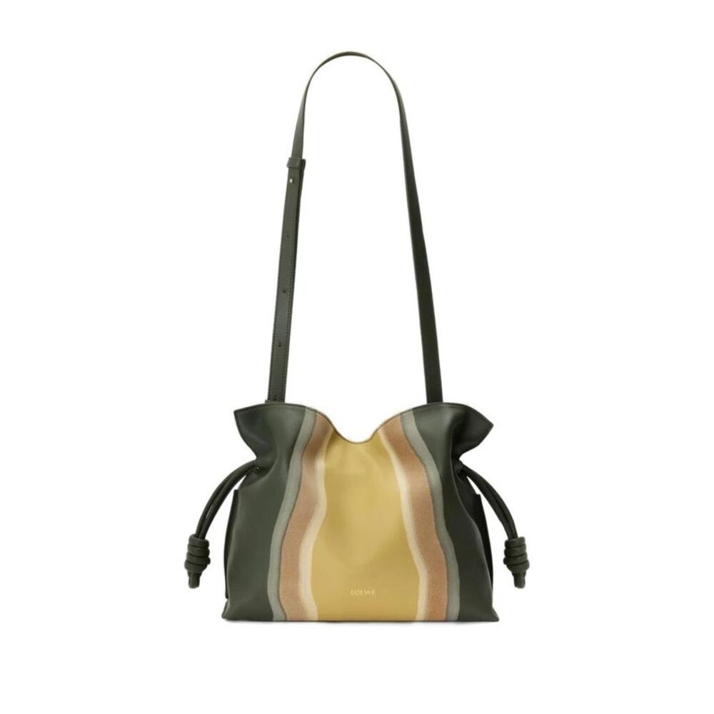 Loewe Women Flamenco Landscape Medium Leather Clutch - Picture 6 of 7